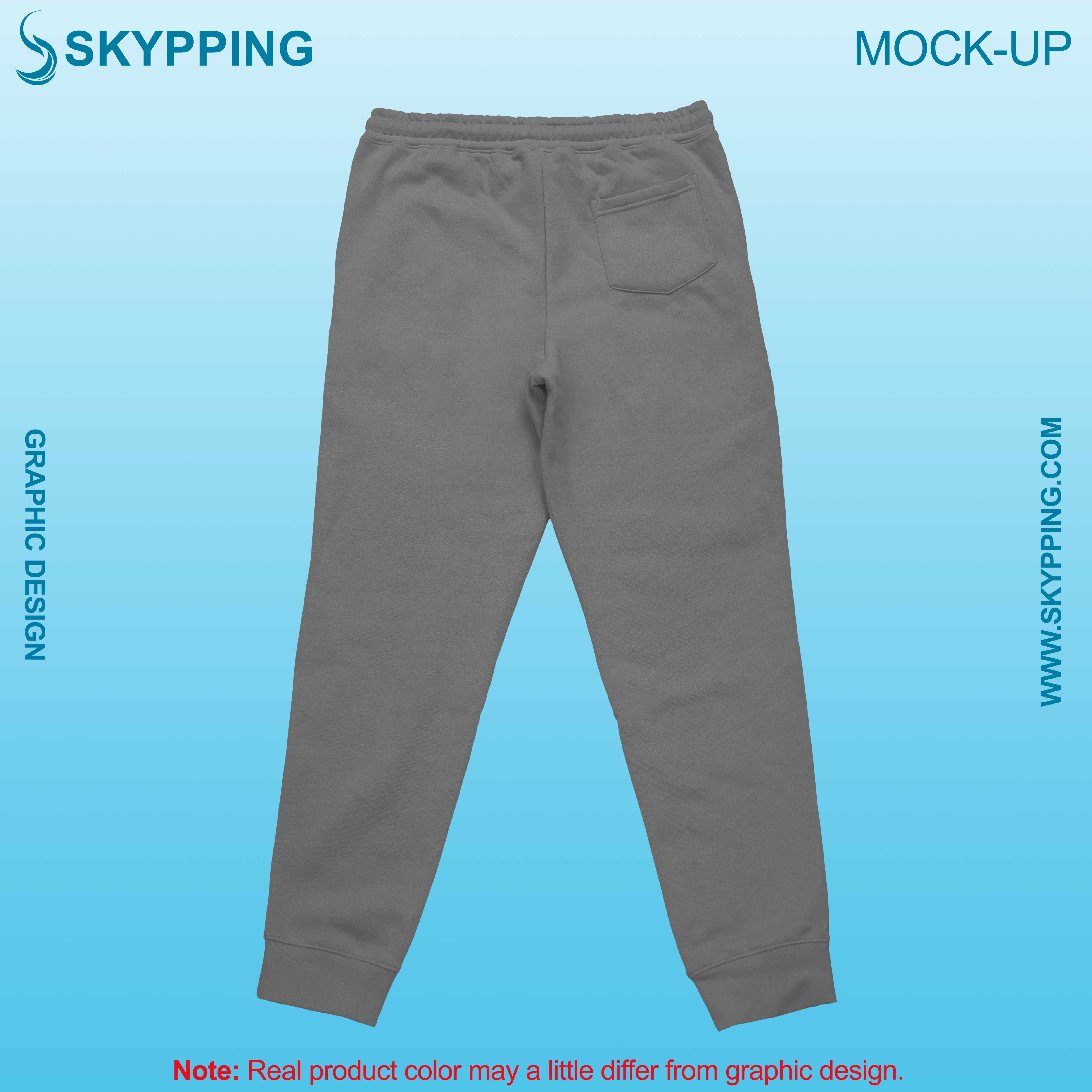 Sweatpant with Crossed Pocket and Ribbed Bottom